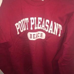 Red point pleasant crewneck